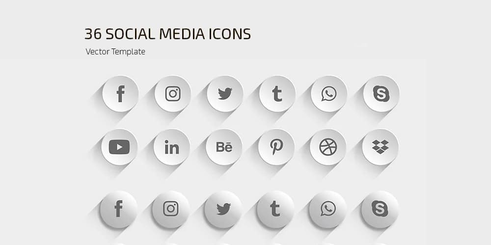 Best Free Icon Sets 2024 155 Social Media Icons