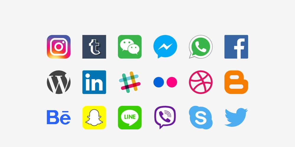Best Free Icon Sets 2024 164 Social Media Icons