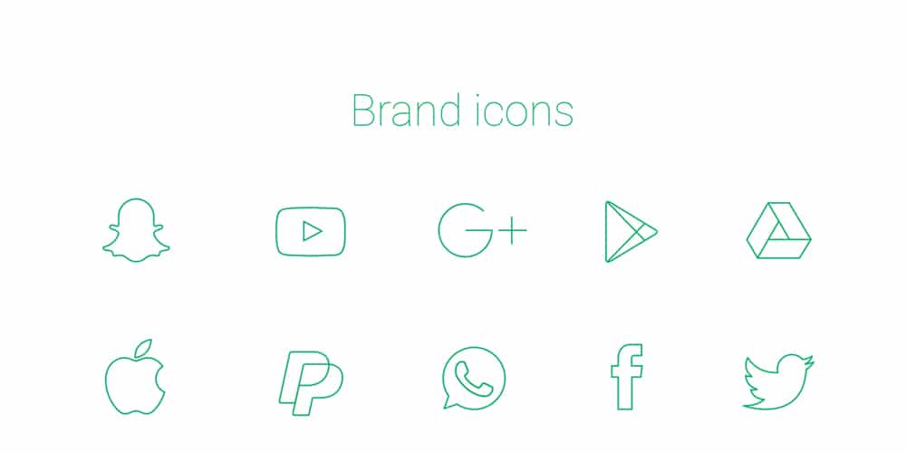 Best Free Icon Sets 2024 157 Social-media-and-Brand-icons