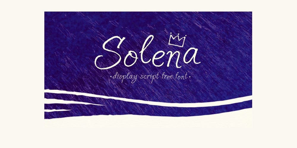 Solena Script Font