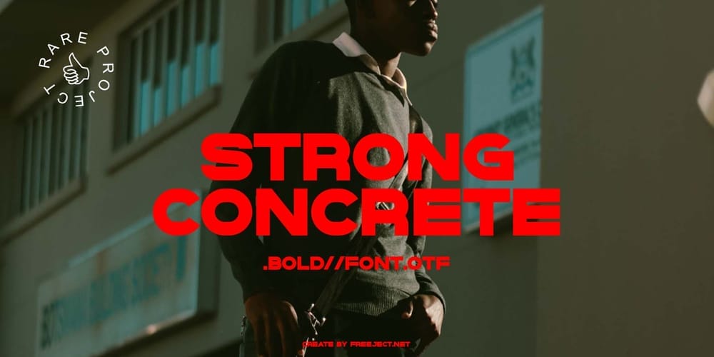 200+ Great Free Fonts for Designers 315 Strong Concrete Bold Font