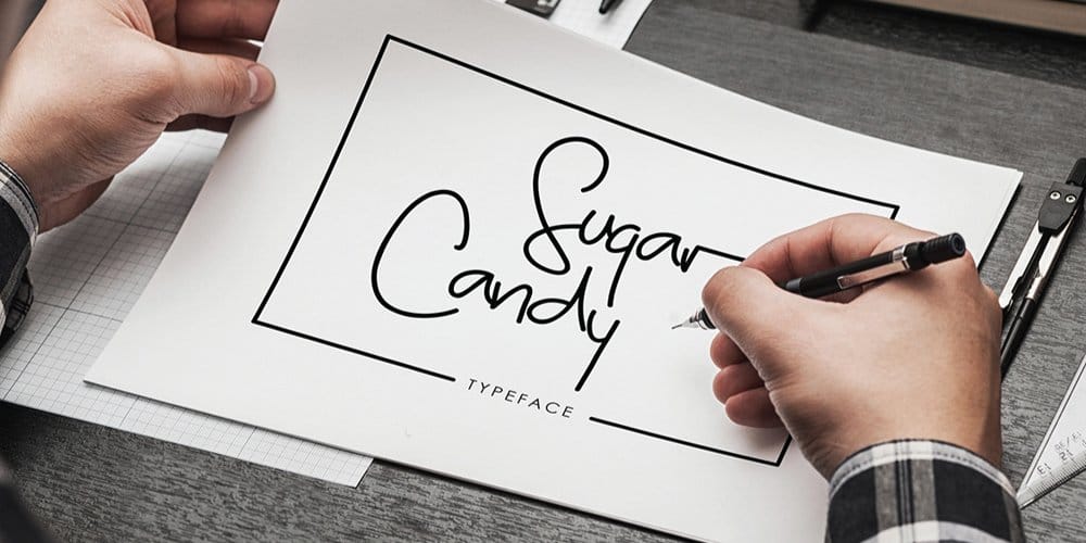 200+ Great Free Fonts for Designers 518 Sugar Candy Font