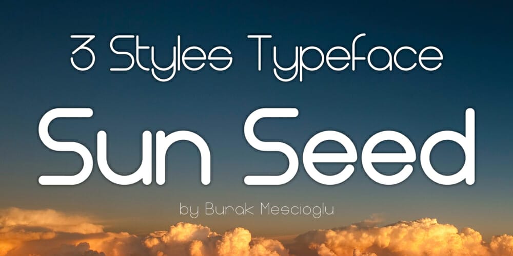 200+ Great Free Fonts for Designers 116 Sun Seed Typeface