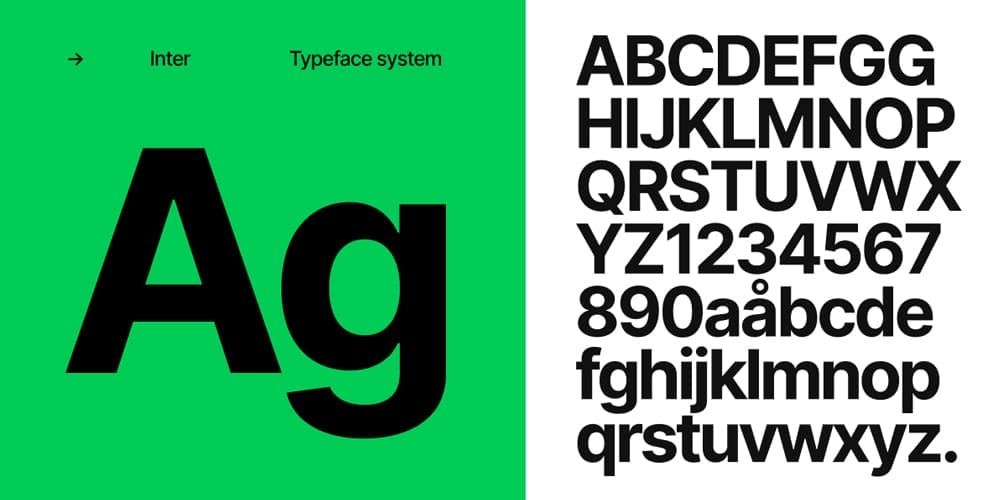 200+ Great Free Fonts for Designers 602 The Inter Typeface Family