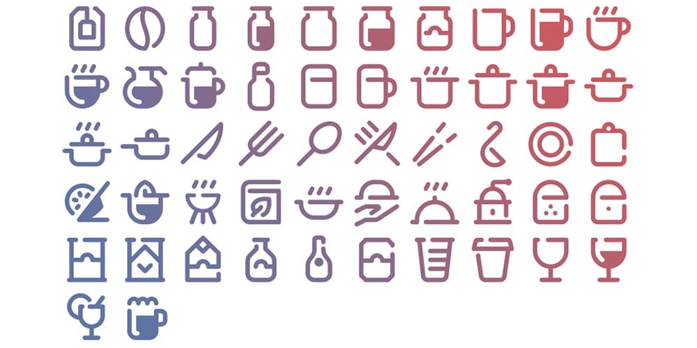 Best Free Icon Sets 2024 94 Tidee Kitchen Icons