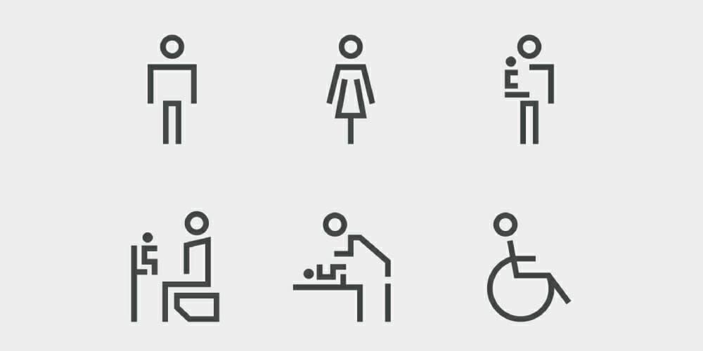 Best Free Icon Sets 2024 400 Toilet Restroom Symbol Icons