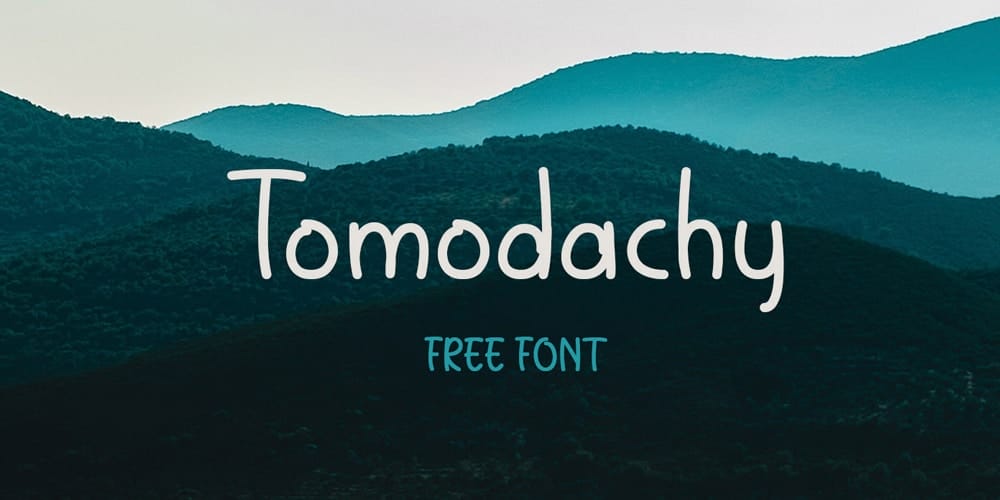 200+ Great Free Fonts for Designers 488 Tomodachy Font