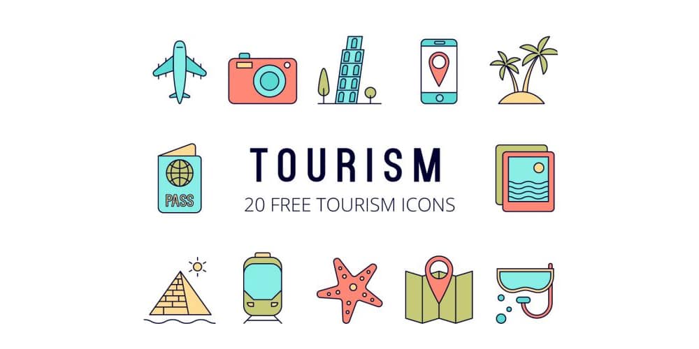 Best Free Icon Sets 2024 373 Tourism Vector Icons