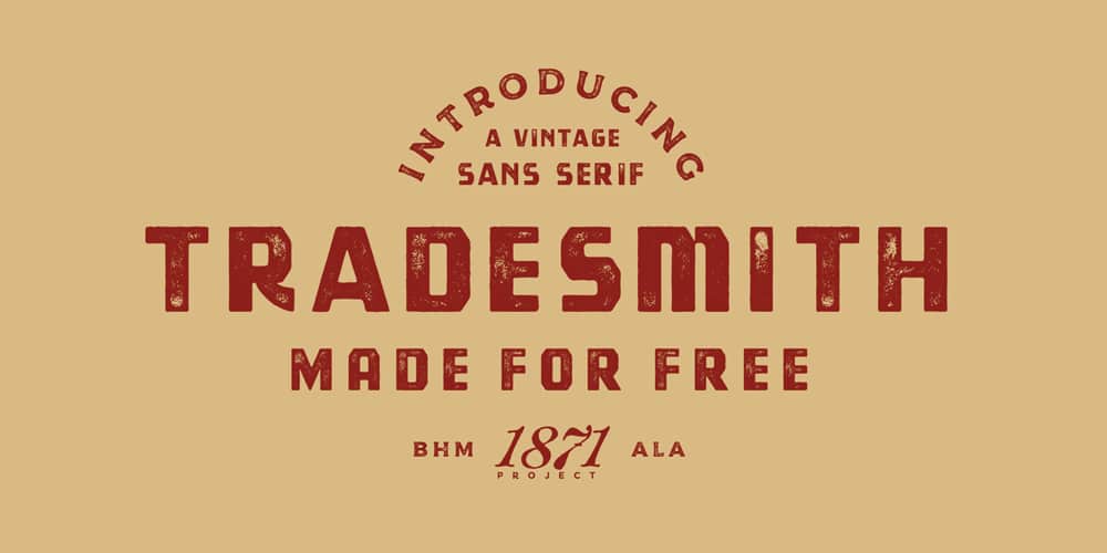 Tradesmith Font