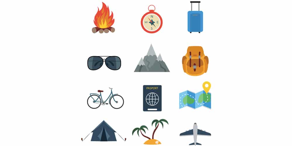 Best Free Icon Sets 2024 376 Travel Icons