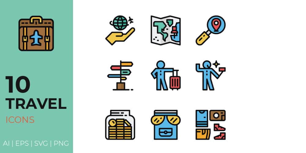 Best Free Icon Sets 2024 366 Travel Icons