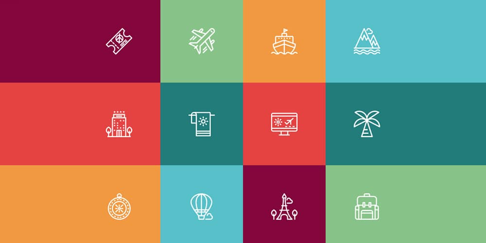 Best Free Icon Sets 2024 370 Travel and Vacation Icons