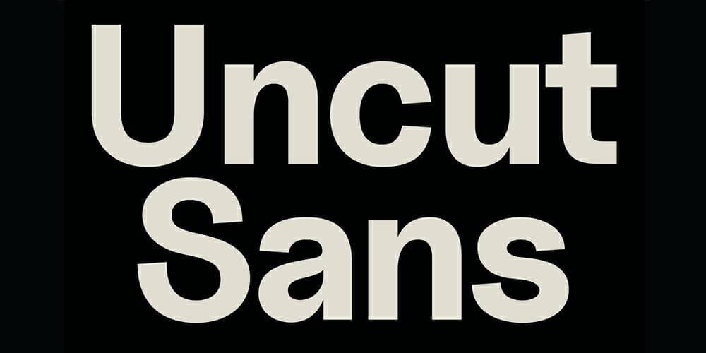 200+ Great Free Fonts for Designers 185 Uncut Sans