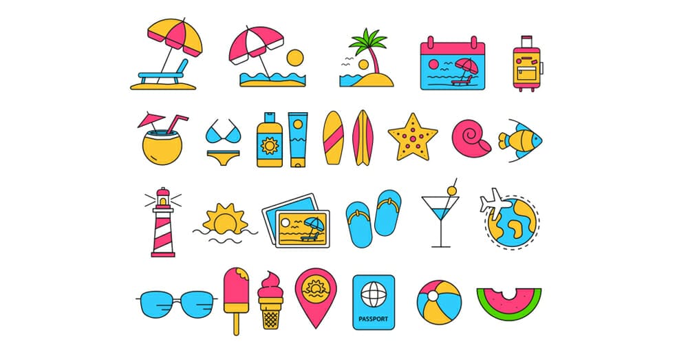 Vacation Icons