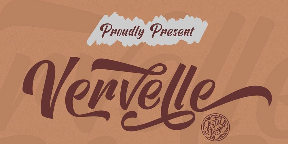 200+ Great Free Fonts for Designers 391 Vervelle Script Font