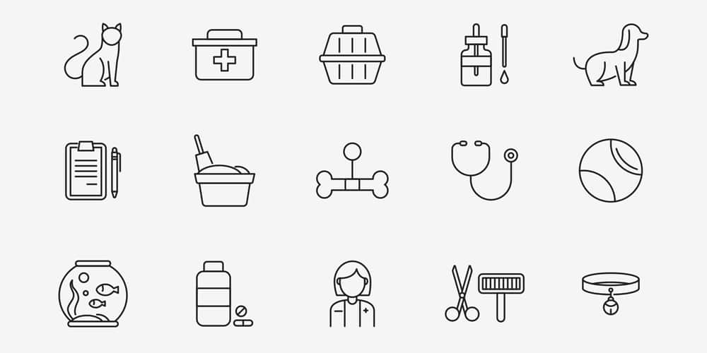 Best Free Icon Sets 2021 277 Veterinary Vector Icons