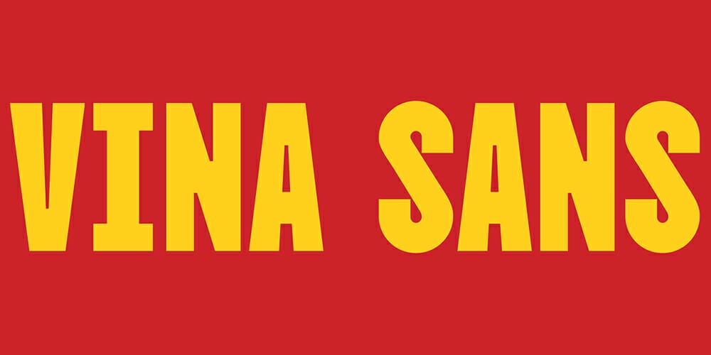200+ Great Free Fonts for Designers 194 Vina Sans