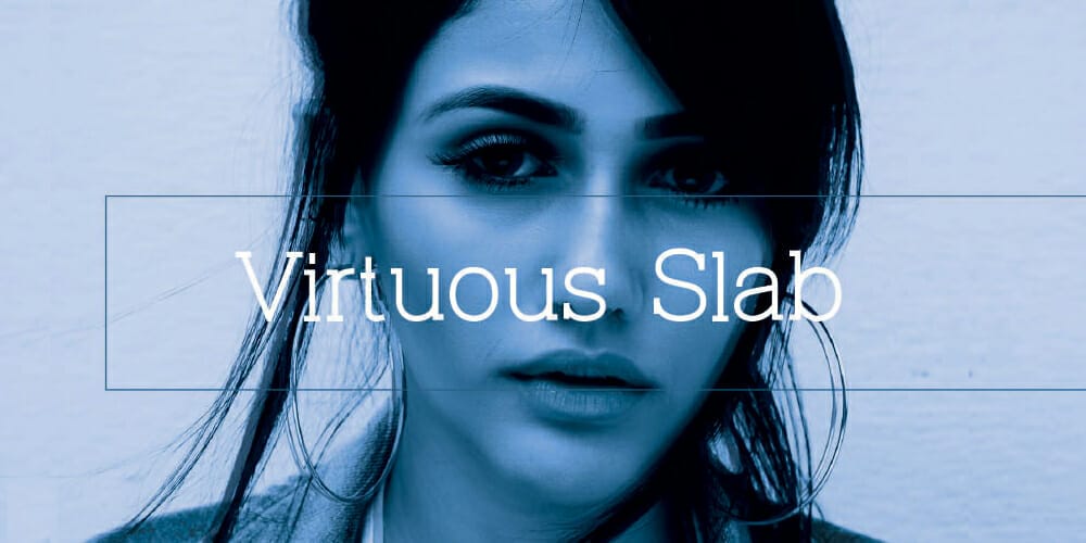 200+ Great Free Fonts for Designers 96 Virtuous Slab Font