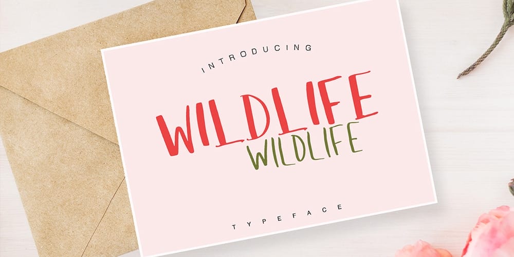 200+ Great Free Fonts for Designers 482 WildLife Font