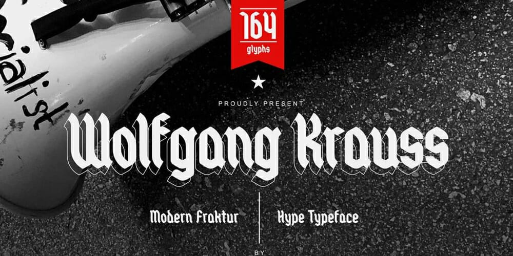 200+ Great Free Fonts for Designers 696 Wolfgang Krauss