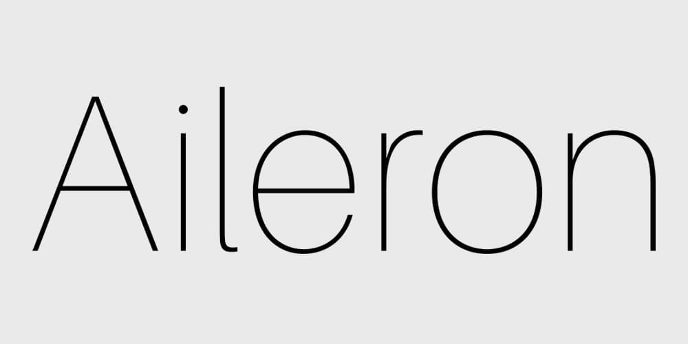 200+ Great Free Fonts for Designers 528 Aileron