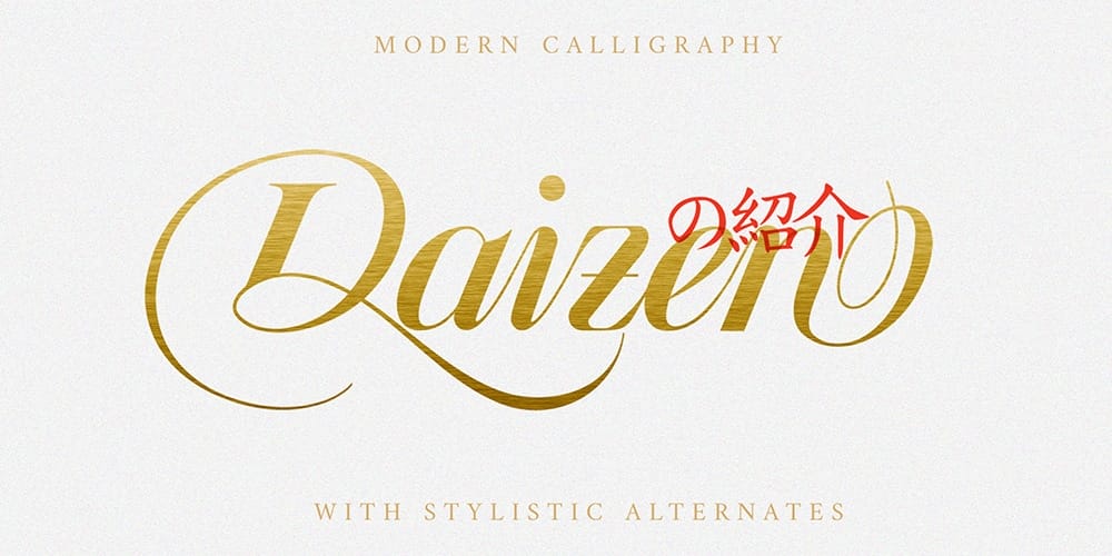 200+ Great Free Fonts for Designers 380 daizen script font