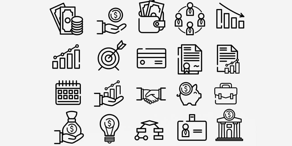 Best Free Icon Sets 2021 195 free business icons