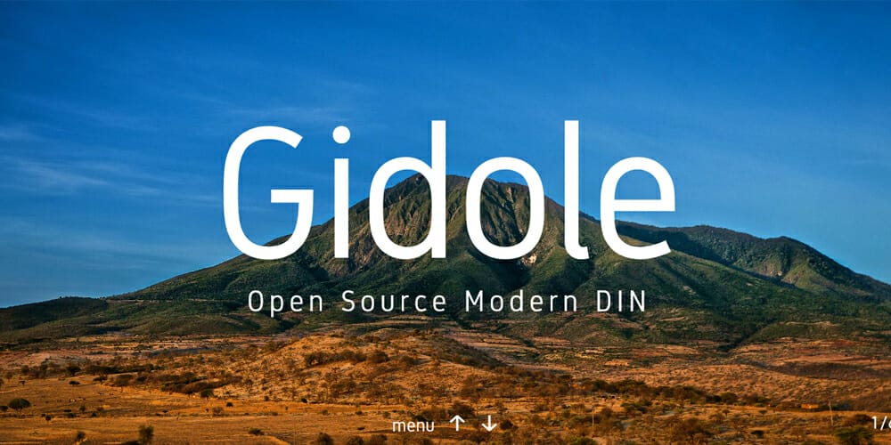 200+ Great Free Fonts for Designers 190 gidole