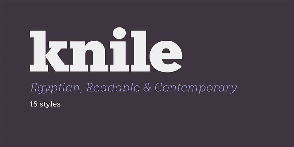 200+ Great Free Fonts for Designers 144 knile Font