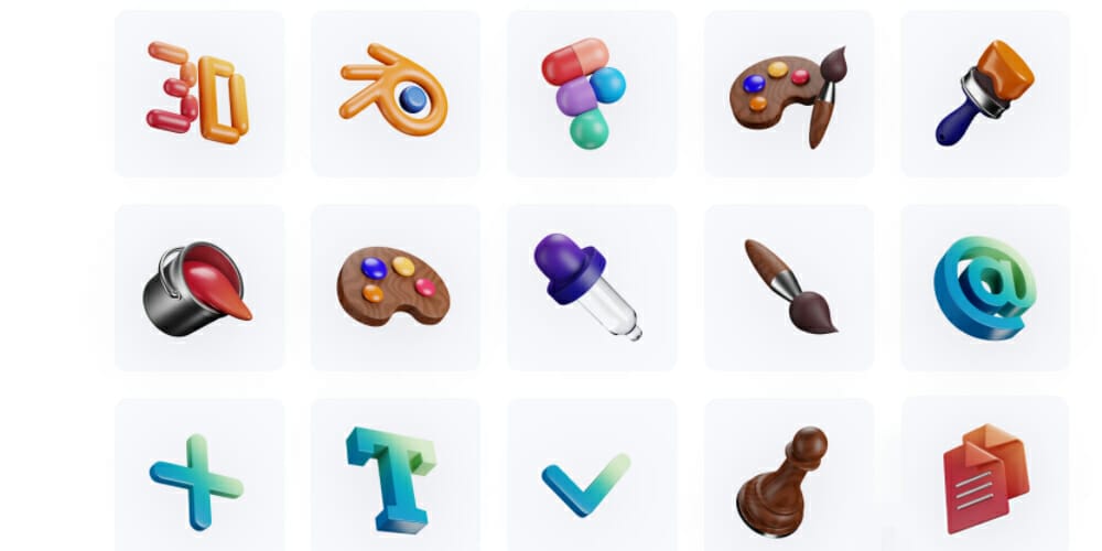 Best Free Icon Sets 2024 489 open source 3D icons