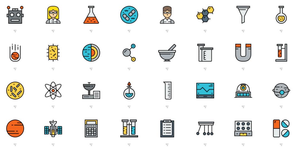 Best Free Icon Sets 2024 184 science-icons
