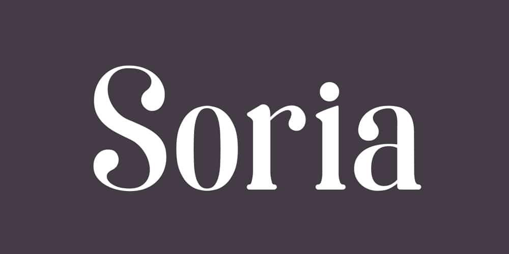 200+ Great Free Fonts for Designers 114 soria