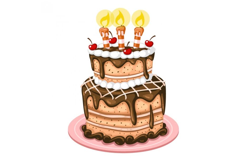 Birthday Cake Illustration