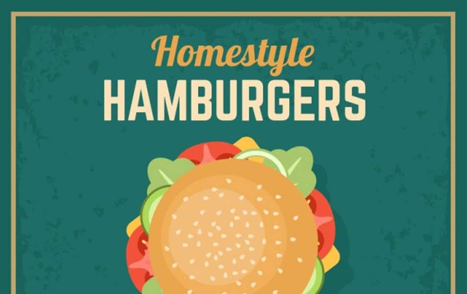 Burger poster