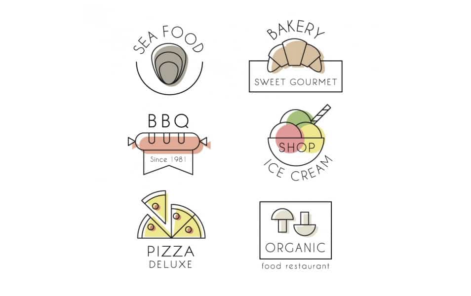 Elegant Restaurant Logo Collection