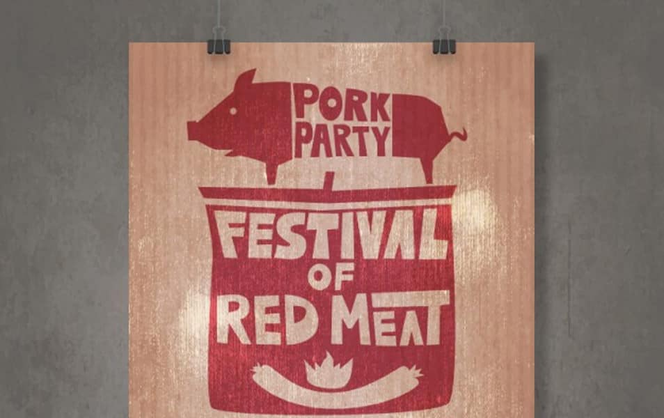 Festival of red mear poster