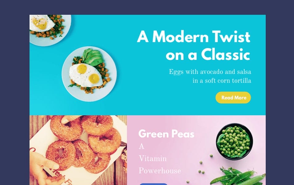 Food Magazine PSD Template