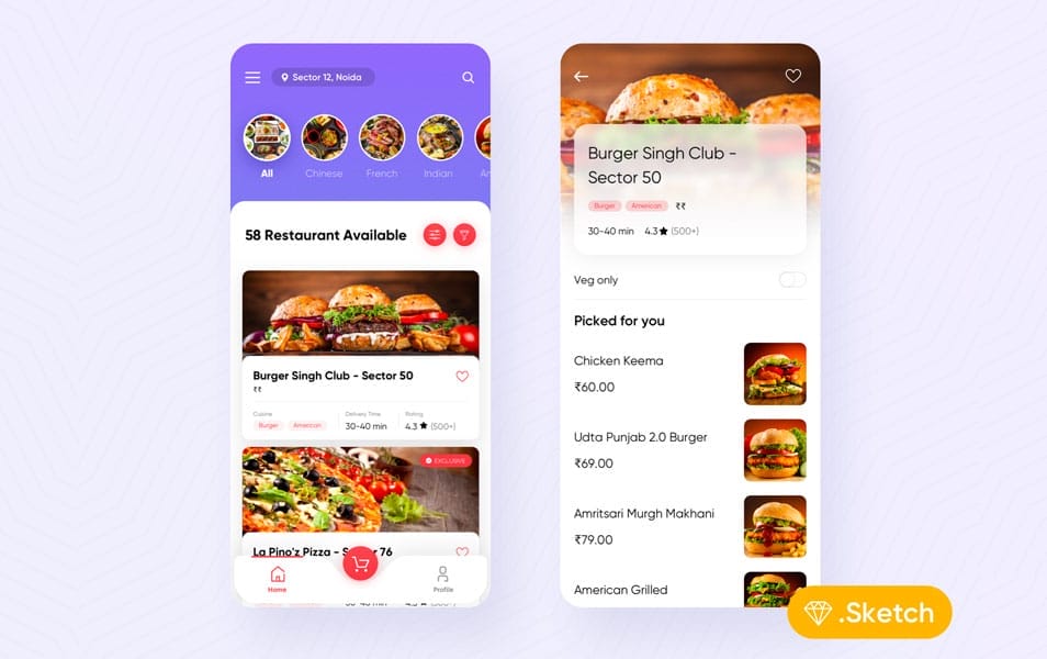 Food Delivery Starter UI Kit