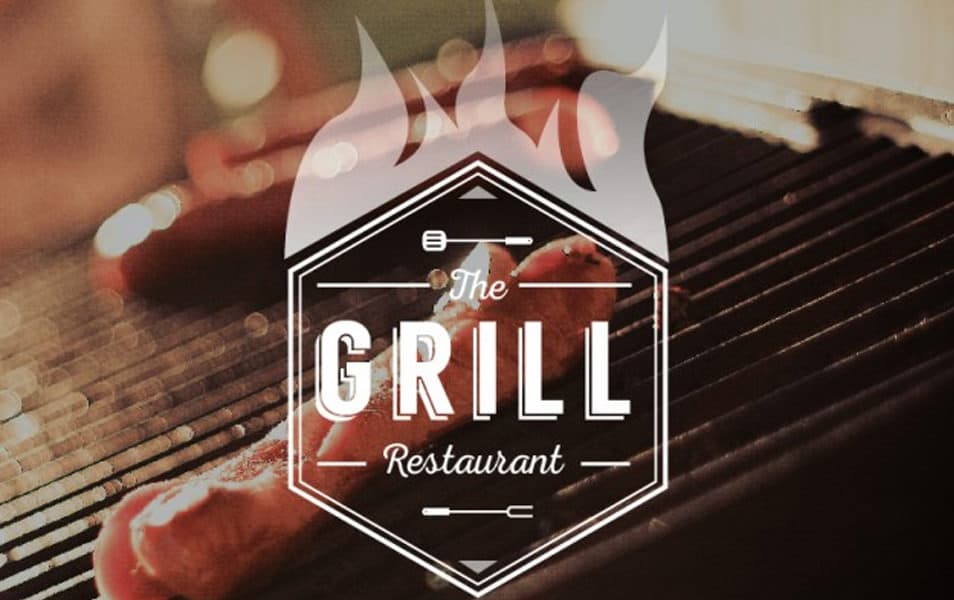 Grill logo Free Vector