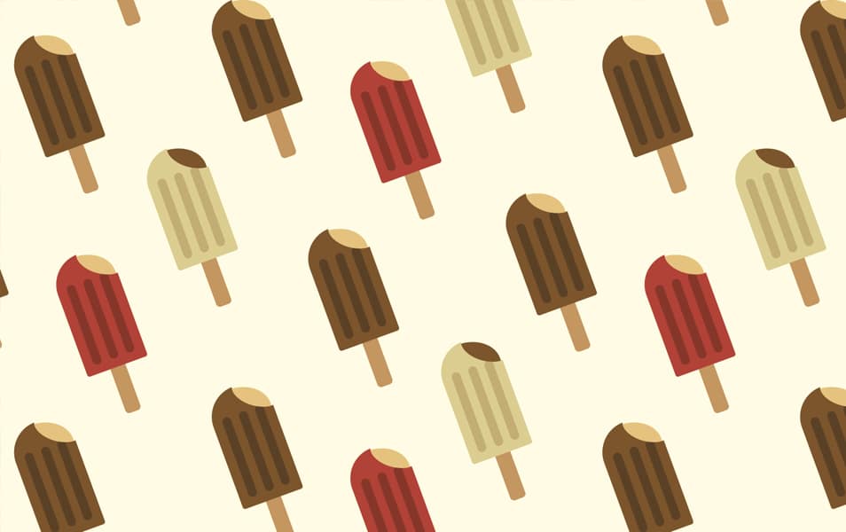 Ice cream background pattern