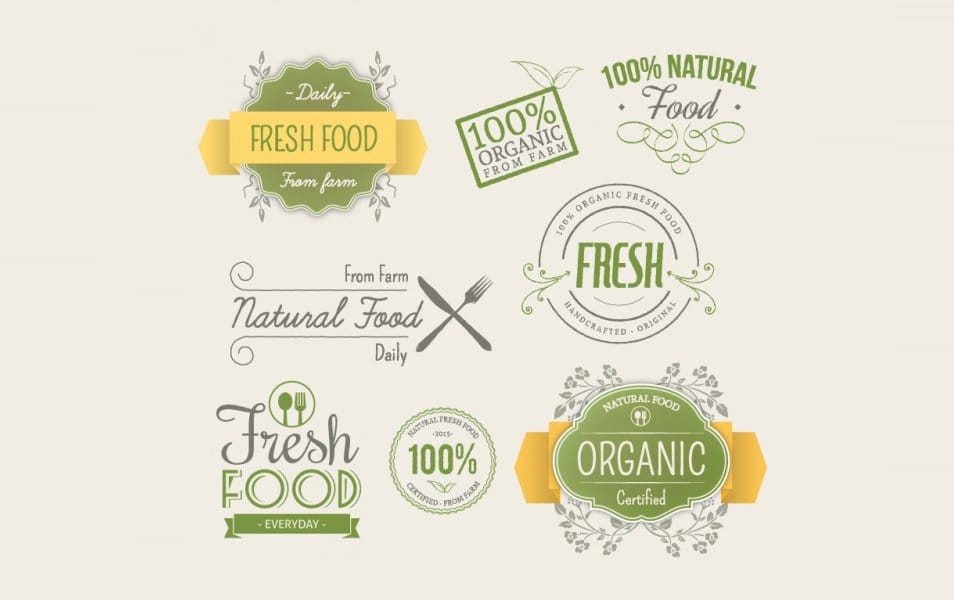 Organic food labels