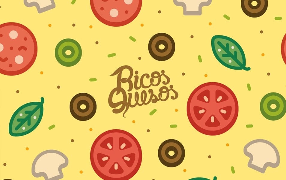 Free Wallpaper: Pizza Pattern