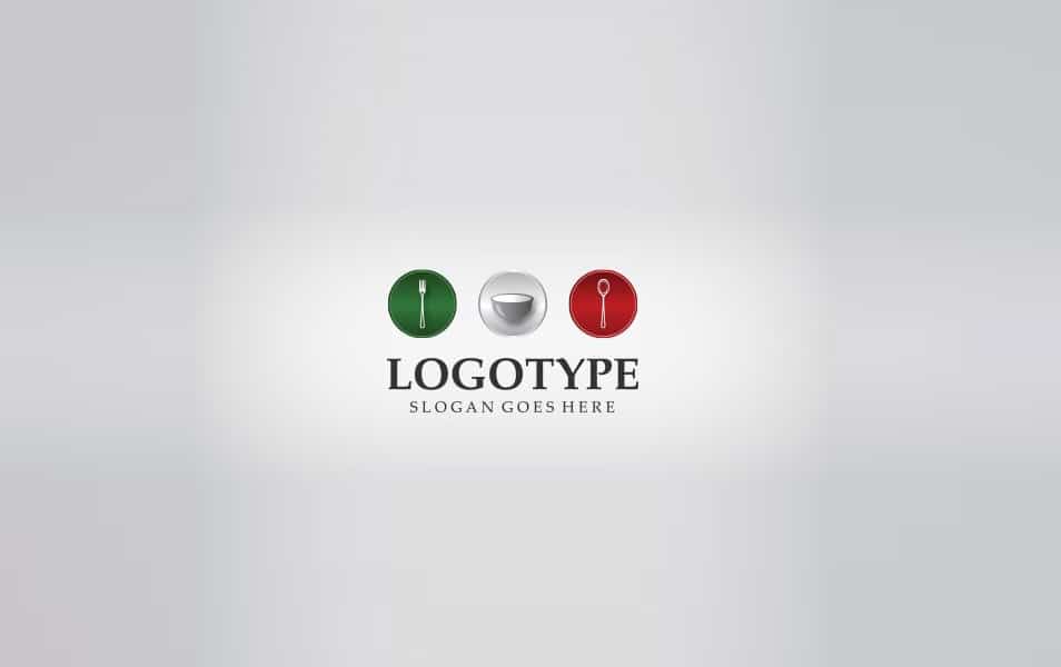 Restaurant Cutlery Logo Template