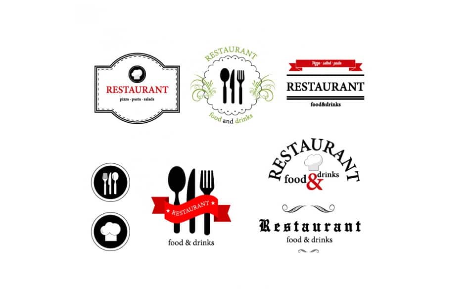 Restaurant Logos Set