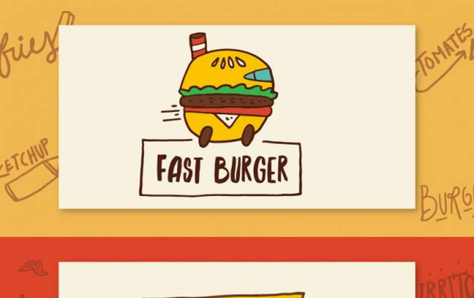 Sketches burger and food truck banners