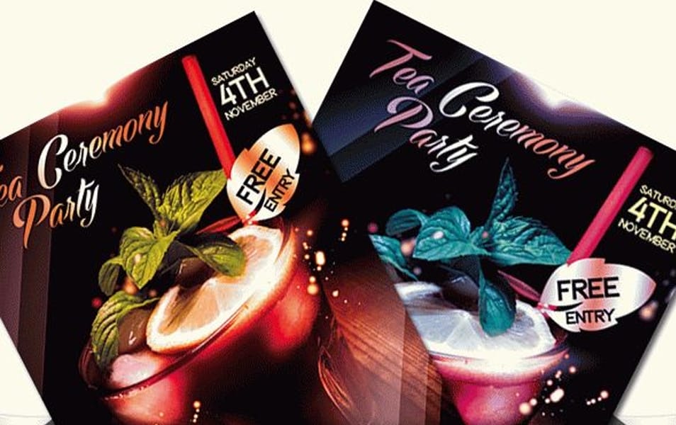 Tea Ceremony Party – Flyer PSD Template + Facebook Cover