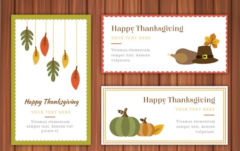 Thanksgiving Banners Collection