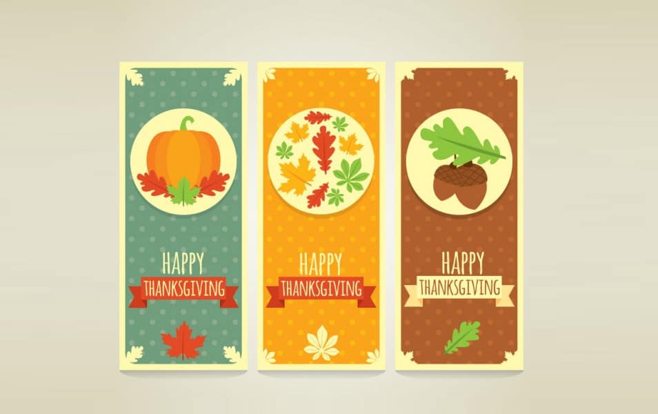 Thanksgiving banners