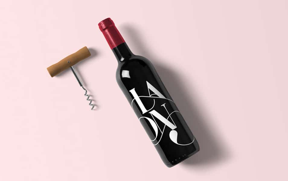 Wine Bottle Mockup