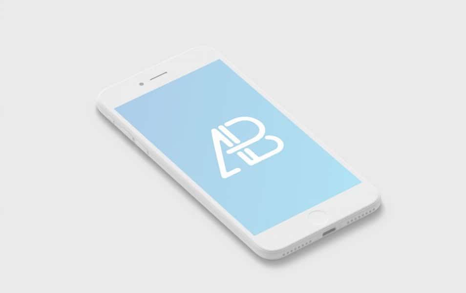 50+ iPhone 7 Mockup Design Templates 12 Clay iPhone 7 Plus PSD Mockup